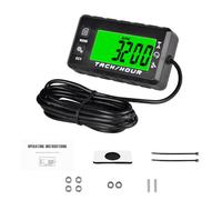 Jayron JR-HM058 Tachymètre Numérique,2 Options de Système,Rappel de Maintenance du Compte à Rebours,Réglage du Rétroéclairage,pour Motos,Tondeuses à Gazon