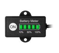 Jayron Mini indicateur de batterie LED DC 12 V à 24 V pour voiturettes de golf, chariots élévateurs et équipements électriques