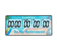 Jayron Minuteur magnétique de compte à rebours de 9999 jours - Réveil numérique puissant - Table de chevet - Rappel d'événement - Pour bébé - Retraite - Cuisiner - Grossesse - Mariage - Noël - Bleu