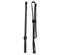 Jayruit Antenne Tactique VHFUHF pour Radio bidirectionnelle Baofeng UV5R UV82, Flexible et Portable Antenne Pliable pour Radioamateur, Randonnée et Urgence(108 cm)