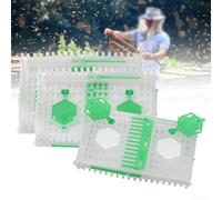 Jayruit Clip en plastique pour cage d'abeille pour apiculture - Outil de capture sûr anti-course à pied type livre clip 107 x 68 mm