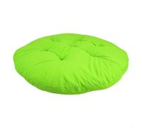 Jayruit Coussin de chaise rond d'extérieur 60 x 60 cm pour balancelle, panier suspendu, chaise à bascule papaye, jardin, terrasse - Coussin épais, doux et respirant (F)