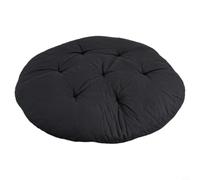 Jayruit Coussin de chaise rond d'extérieur 60 x 60 cm pour balancelle, panier suspendu, chaise à bascule papaye, jardin, terrasse, épais, doux et respirant (G)
