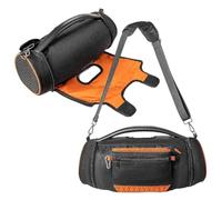 Jayruit Étui de rangement portable en EVA pour JBL Boombox 3 avec bretelles réglables et poche pour accessoires Noir