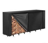 Jayruit Housse imperméable pour bûches de 244 cm - Résistante à la rouille - Avec aérations pour l'hiver