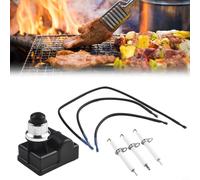 Jayruit Kit d'allumage de gril, accessoires de rechange pour barbecue à gaz comprenant 3 fils et 3 électrodes, 4Y3O2UOKG64E84SZL5WH976G
