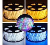 Jayseuw 40m Tuyau lumineux LED extérieur intérieur,960 LEDs Tuyau LED étanche,Lumière de fête éclairage de décoration Noël,Blanc chaud