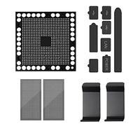 JAYU Kit de Bouchon de Prise de Filtre à Mailles Anti-PoussièRe pour Protecteur de Paquet D'Accessoires en Plastique pour Console de