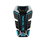JAYWIS Accessoires de moto autocollant autocollant gazole réservoir de carburant étui de protection antidérapant pour CFMOTO 700CLX CL-X700 clx700 Protège-réservoir anti-rayures (Couleur : 2, Taille