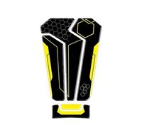 JAYWIS Autocollant De Protection De Réservoir De Moto pour pour Hornet 750 pour Hornet CB750 CB 750 2023 2024 Autocollant De Protection De Réservoir De Carburant Tapis de réservoir(Jaune,X-3)