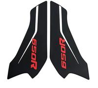 JAYWIS Autocollant Latéral De Protection De Réservoir De Moto pour pour CBR650R 2019-2023, Autocollant Antidérapant Protection RéServoirs(Noir 2)