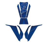 JAYWIS Autocollant Latéral De Réservoir De Carburant pour Moto pour BMW F800GS Sport F 800 GS 2024-2025, Genouillère en Gel Protection RéServoirs(Bleu,X-1)