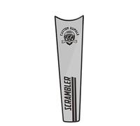 JAYWIS Autocollant pour Réservoir De Moto pour Ducati Scrambler, Aspect Fibre De Carbone, Film Protecteur Protection RéServoirs(Couleur 7)