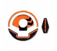 JAYWIS Autocollants Latéraux De Protection De Réservoir pour Moto pour 390 Duke 2024-2025, Autocollants De Protection en Résine, Kit D'autocollants Protection RéServoirs(Rouge,X-4)