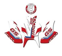 JAYWIS Autocollants Latéraux De Protection De Réservoir pour Moto pour BMW R1200GS 2013-2020, Protection Antidérapante, Autocollants De Traction Protection RéServoirs(Rouge)