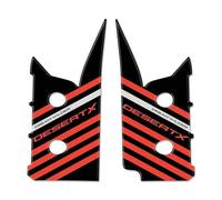 JAYWIS Autocollants Latéraux De Protection De Réservoir pour Moto pour Ducati Desert X RR22 2023 - Kit De Protections en Résine Gel Protection RéServoirs(Couleur 2)