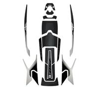 JAYWIS Autocollants Latéraux De Protection De Réservoir pour NC750X NC 750 X 2022 2023, Kit Complet De Protections De Réservoir en Résine. Protection RéServoirs(Couleur 1)