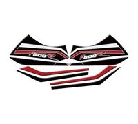 JAYWIS Autocollants Latéraux pour Réservoir De Carburant De Moto pour BMW F800R F 800 R 2015-2019, Kit De Protections pour Genoux Protection RéServoirs(Rouge,X-2)