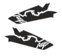 JAYWIS Autocollants Latéraux pour Réservoir De Carburant pour Africa Twin CRF1100L CRF 1100 L 2020-2024 Protection RéServoirs(Noir)