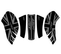 JAYWIS Autocollants Moto pour BMW pour R NineT, Protections Latérales De Réservoir, Autocollants De Carrosserie, Carénage, Peinture, Protection Protection RéServoirs(Noir 3,X-1)