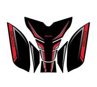 JAYWIS Autocollants pour Moto pour Kawasaki pour Z900 2025, Protections Latérales pour Réservoir, Genouillères, Tapis De Traction Protection RéServoirs(Rouge,X-3)