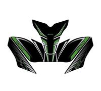 JAYWIS Autocollants pour Moto pour Kawasaki pour Z900 2025, Protections Latérales pour Réservoir, Genouillères, Tapis De Traction Protection RéServoirs(Vert,X-1)