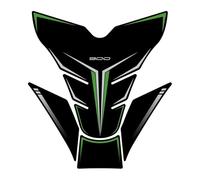 JAYWIS Autocollants pour Moto pour Kawasaki pour Z900 2025, Protections Latérales pour Réservoir, Genouillères, Tapis De Traction Protection RéServoirs(Vert 1,X-2)