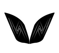 JAYWIS Autocollants pour Moto pour Kawasaki pour Z900 2025, Protections Latérales pour Réservoir, Genouillères, Tapis De Traction Protection RéServoirs(Vert 1,X-4)