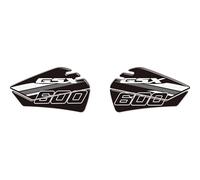 JAYWIS Autocollants pour Réservoir De Moto pour Suzuki GSX-R600 GSXR600 GSX R600 600Z K9 Protège-Genoux Protection De Réservoir D'essence Et D'huile Protection RéServoirs(Blanc,X-2)