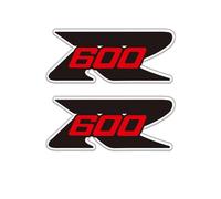 JAYWIS Autocollants pour Réservoir De Moto pour Suzuki GSX-R600 GSXR600 GSX R600 600Z K9 Protège-Genoux Protection De Réservoir D'essence Et D'huile Protection RéServoirs(Rouge,X-4)