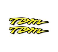 JAYWIS Autocollants Stickers Autocollants De Roue De Moto Autocollants De Casque Autocollants Réfléchissants pour Réservoir De Carburant pour Y&amaha TDM 850 TDM Autocollants Jantes(Jaune)