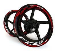 JAYWIS Autocollants Stickers Autocollants De Roue De Moto Pour Yamaha FZ6 FZ 6, Résistants Aux Intempéries, Décoration Modifiée, Couleur 4