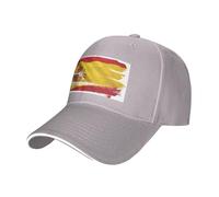 JAYWIS Casquette de baseball réglable avec imprimé drapeau de l'Espagne, convient aux hommes et aux femmes, pour le sport, le travail, les loisirs, Drapeau de l'Espagne., taille unique
