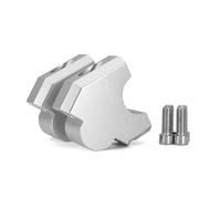 JAYWIS CNC Guidon Pince Support De Rehausse De Guidon pour H&Onda CRF1100L Africa Twin 1100 Adventure Sports 2020-2025 Rehausser Adaptateur(Argent2)