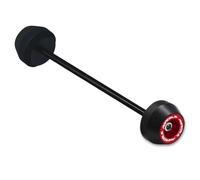 JAYWIS Curseurs D'essieu De Fourche De Roue Avant Et Arrière De Moto, Capuchon De Protection Anti-Collision pour Ducati Panigale V2 V4 899 959 1199 1299 Curseurs De Cadre(Rouge,Devant)