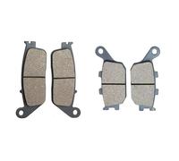 JAYWIS Kit De Plaquettes De Frein À Disque Avant Arrière Pour Moto Pour H&onda VT1100 VT 1100 C4 Shadow Sabre 2004 2005 / VTX1300 VTX 1300 S3-S8 2003 2004 2005 2006 2007 2008(Carbone avant et arrière)