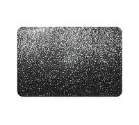 JAYWIS Paillasson à imprimé pailleté argenté brillant, tapis d'entrée doux, antidérapant pour intérieur et extérieur, tapis d'entrée lavable pour porte avant et arrière, 40 x 60 cm