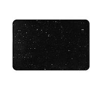 JAYWIS Paillasson doux à paillettes pour intérieur et extérieur, lavable, 40 x 60 cm, noir