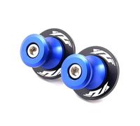 JAYWIS pour Yamaha YZF R1 R1M R3 YZF R6 R7 R9 R25 R125 YZFR6 YZFR1 : Protections De Bras Oscillant CNC, Vis De Béquille Et Bouchons De Valve De Pneu Curseurs De Cadre(Bleu,X-3)