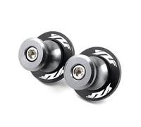 JAYWIS pour Yamaha YZF R1 R1M R3 YZF R6 R7 R9 R25 R125 YZFR6 YZFR1 : Protections De Bras Oscillant CNC, Vis De Béquille Et Bouchons De Valve De Pneu Curseurs De Cadre(Titane,X-3)