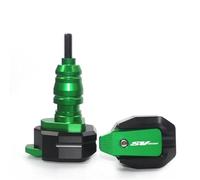 JAYWIS Protection Anti-Chute pour Moto, Patins De Protection De Cadre Et De Carénage pour Suzuki SV650 SV 650 (1999-2019) Curseurs De Cadre(Vert)