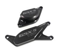 JAYWIS Protection De Cadre Moto CNC Pom, Protection De Carter De Stator Moteur pour Suzuki GSXS750 GSX-S750 GSXS 750 Curseurs De Cadre(Noir)