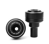 JAYWIS Protections De Cadre Et Patins De Protection pour Motos pour Yamaha MT07 MT 07 MT-07 FZ07 2014-2023 2024 2025 Curseurs De Cadre(Titane)