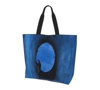 JAYWIS Sac à bandoulière spacieux pour femme avec motif intelligence artificielle - Sac fourre-tout léger et hydrofuge pour le shopping et les trajets quotidiens, compartiment principal spacieux, à