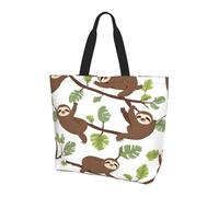 JAYWIS Sac à bandoulière spacieux pour femme Marron - Sac fourre-tout léger et imperméable pour le shopping et les trajets quotidiens, compartiment principal spacieux, à transporter comme sac à main