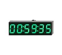 Jaywool 0,36 LED Horloge électronique numérique Mini horloge numérique avec deuxième module d'affichage Mémoire d'arrêt Réglage de la luminosité -A