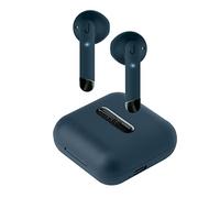 JAZ Hoox True Wireless Stereo Blue Earphones, Tws sans fil, base de chargeur 400 Mah, jusqu'à 4 heures de musique et d'appels, fonction mono avec technologie Dual Leader