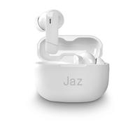 JAZ Maks Écouteurs Intra-Auriculaires True sans Fil stéréo, Annulation du Bruit Actif, étui de Charge, Microphone HD, Commandes tactiles, pour Smartphones, tablettes, Ordinateurs Portables, 24 Heures