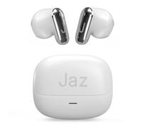 JAZ Orion Écouteurs Semi-Intra-Auriculaires True sans Fil stéréo, Ultra compacts, étui de Charge, Microphone intégré, Commandes tactiles, pour Smartphones, tablettes, Ordinateurs Portables, 20 Heures