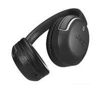 JAZ Pro Aero, Casque sans Fil on-Ear, Faible Latence, Microphone et Commandes Intégrés, Câble USB-C et Instructions Inclus, pour Smartphone, Tablette, Ordinateur Portable, 10h d'Autonomie, Noir